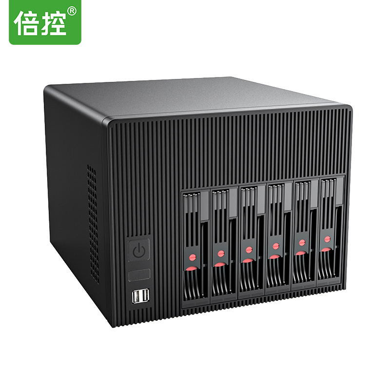 倍控BK-6HDD-NAS 多盤位存儲服務器支持酷睿8代9代1151針腳處理器