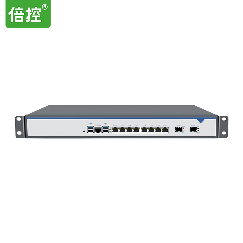 倍控B760軟路由1U機架式工控機19英寸2.5G光口10G服務器I7-14700 I9-14900嵌入式電腦主機