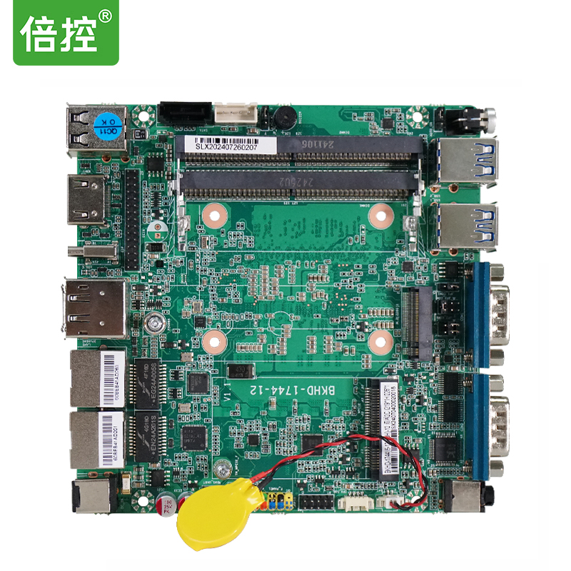 倍控13代工控主板 I7-13620H嵌入式主板工控機雙串口雙網口主機